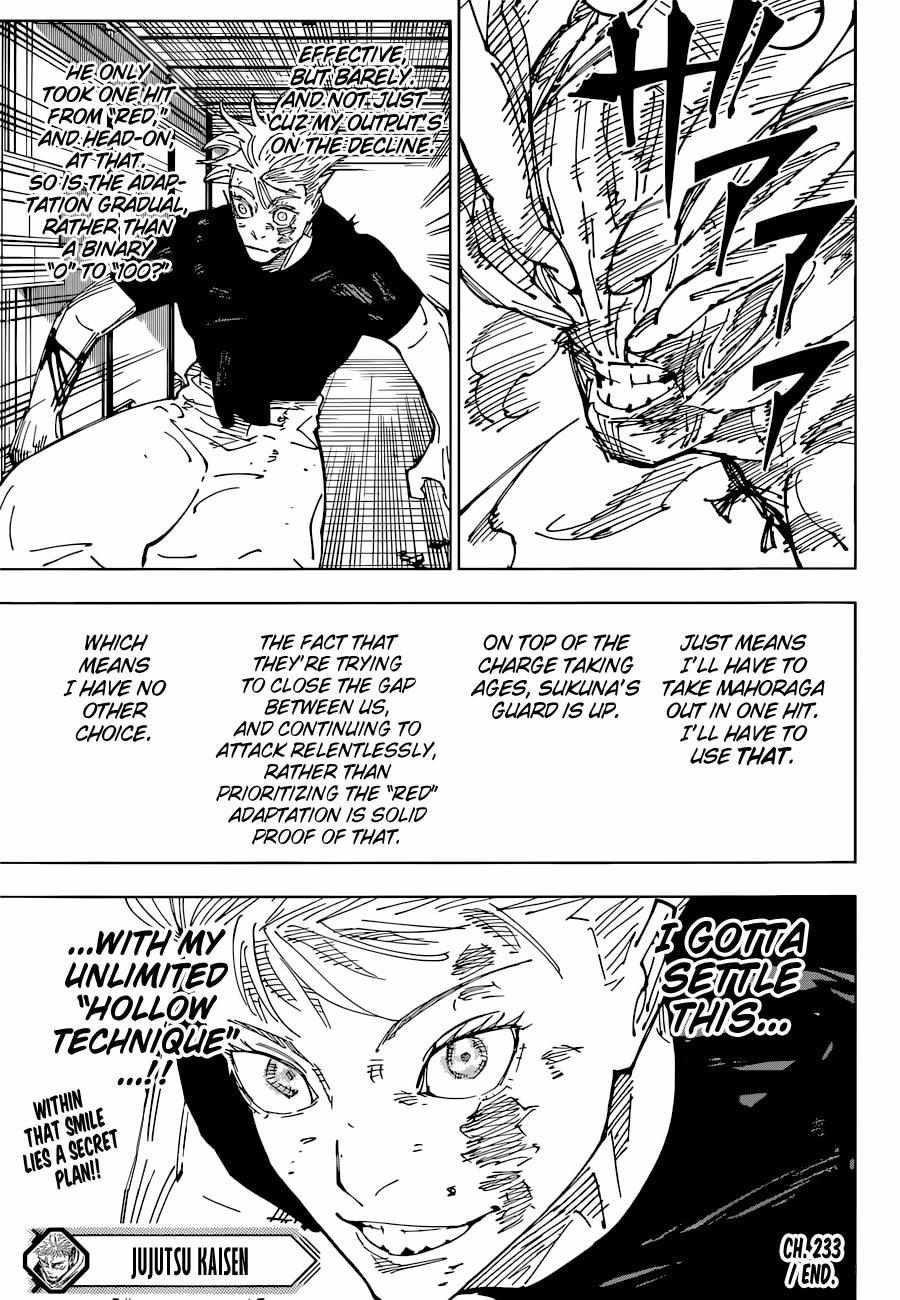Jujutsu Kaisen Chapter 233 image 19